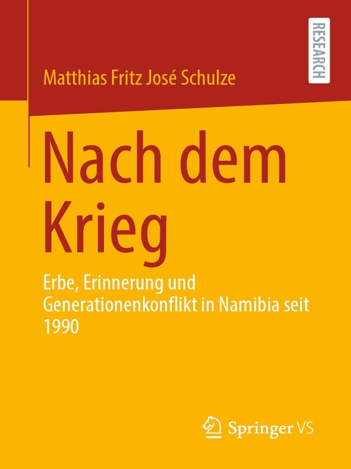 Title details for Nach dem Krieg by Matthias Fritz José Schulze - Available